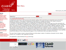 Tablet Screenshot of cumincades.scix.net